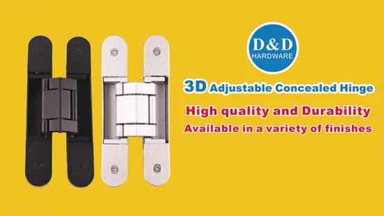 매트 블랙 빌딩 도어 하드웨어 액세서리 3D 조정 가능한 헤비 듀티 숨겨진 보이지 않는 외부 복합 도어 힌지 아연 합금 숨겨진 도어 힌지